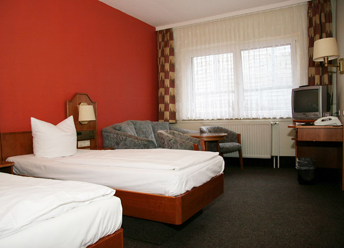 Doppelzimmer im Hotel Gerono.